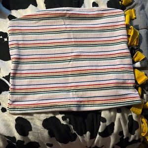 rainbow stripped tube top